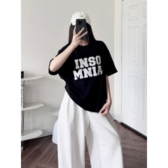 Áo Thun Boxy 280GSM Thêu Xù Ver 1 INSOMNIA Unisex Local Brand - TS026