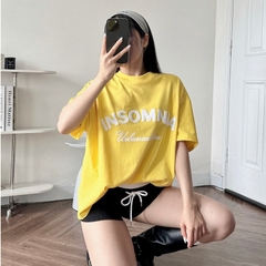 Áo Thun Boxy 280GSM Thêu Xù Ver 3 INSOMNIA Unisex Local Brand - TS032