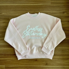 Áo Nỉ Sweater Thêu Xù Endless Saturday INSOMNIA Form Boxy Chất Nỉ Bông Nam Nữ Unisex - HD007