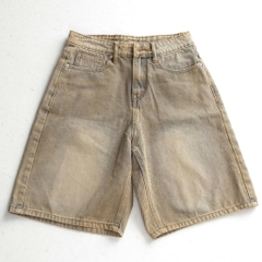 Quần Jean Wash INSOMNIA Form Lửng Ống Rộng Unisex - PS021
