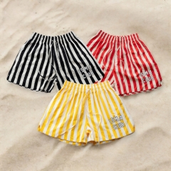 [BST HÈ 2026] Quần Short Sọc Đi Biển INSOMNIA Ống To Trên Gối Unisex - PS018