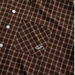 Áo Sơ Mi Caro Thêu Form Boxy Nam Nữ Unisex INSOMNIA - TS056