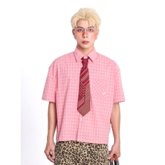 Áo Sơ Mi Caro Thêu Form Boxy Nam Nữ Unisex INSOMNIA - TS056
