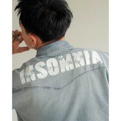 [NEW ARRIVAL] Áo Sơ Mi Denim Wash Form Boxy INSOMNIA CLUB - TS070