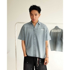 [NEW ARRIVAL] Áo Sơ Mi Denim Wash Form Boxy INSOMNIA CLUB - TS070