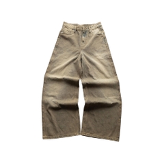 Quần Jean Wash INSOMNIA Ống Suông Rộng Unisex - PS020