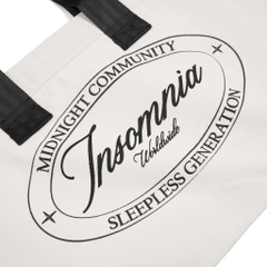 [NEW COLLECTION] Túi Tote Daily Vải Bố Canvas INSOMNIA Worldwide Form To Có Khóa Kéo - PK008