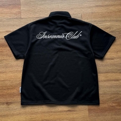 [NEW ARRIVAL] Áo Polo Boxy Nỉ 2 Da Thêu INSOMNIA CLUB Chống Nhăn, Không Xù Lông - TS063