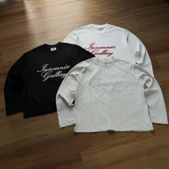 [NEW ARRIVAL] Áo Thun Tay Dài Long Sleeve Thêu 3D INSOMNIA Gallery Form Boxy - TS064