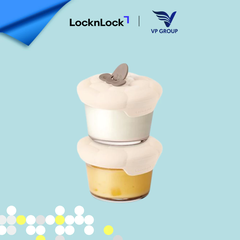 LNG058S2IVY- HỘP ĐỰNG THỨC ĂN  CHO BÉ LOCKNLOCK-150ML*2-IVY-CN-18-BOS-Set