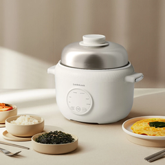 EJP186VY- Nồi điện đa năng LocknLock Digital multipot 220-240V, 50-60Hz, 500W, 1.6L- Màu ngà