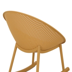 Ghế Thư Giãn Nhựa COMO Màu Vàng W77.5xD80.5xH66Cm