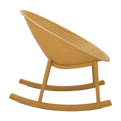 Ghế Thư Giãn Nhựa COMO Màu Vàng W77.5xD80.5xH66Cm