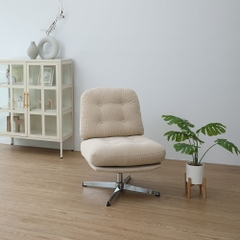 Sofa Đơn Sợi Tổng Hợp HUDSON Màu Trắng W62xD77xH86 Cm