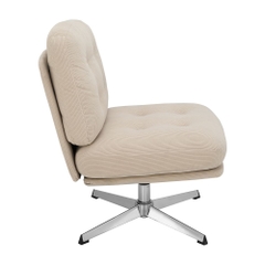 Sofa Đơn Sợi Tổng Hợp HUDSON Màu Trắng W62xD77xH86 Cm