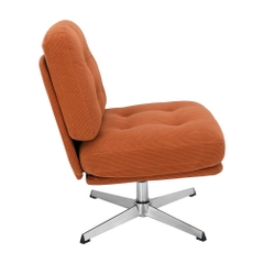 Sofa Đơn Sợi Tổng Hợp HUDSON Màu Cam W62xD77xH86 Cm