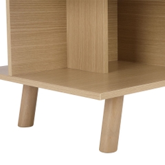 Bàn Cà Phê Gỗ Công Nghiệp MARIA Màu Trắng W80xD50xH42.2Cm