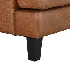 Sofa Băng Vải Giả Da TOMMY Màu Nâu W194xD78xH84Cm