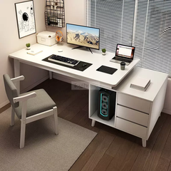 Bàn làm việc kết hợp tủ BLV155