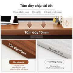 Bàn làm việc kết hợp tủ BLV155