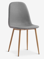 Bộ bàn ăn RINGSTED đen + JONSTRUP xám/sồi