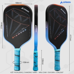 VỢT PICKLEBALL KAIWIN DIAMOND GEN 1 - 16MM