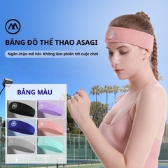 Băng đô chặn mồ hôi trán Asagi HW-0011 thoáng khí, co giãn, thấm hút mồ hôi, phù hợp với nhiều môn thể thao, chất liệu vải dệt từ sợi tổng hợp