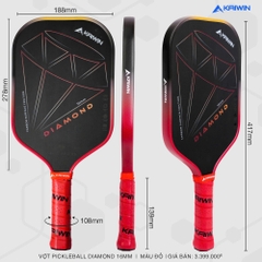 VỢT PICKLEBALL KAIWIN DIAMOND GEN 1 - 16MM