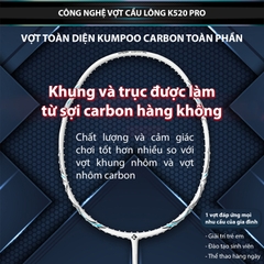 VỢT CẦU LÔNG KUMPO K520 PRO
