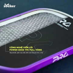 VỢT PICKLEBALL ZOCKER HP6 PRO 16MM - TRẮNG