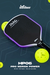 VỢT PICKLEBALL ZOCKER HP6 PRO 16MM - TRẮNG