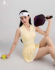 Đầm Pickleball Tennis Golf Thể Thao Nữ Phối Viền SB12