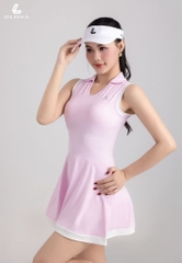 Đầm Pickleball Tennis Golf Thể Thao Nữ Phối Viền SB12