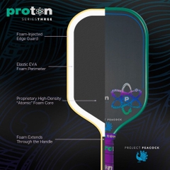 Vợt Pickleball Proton Project Peacock Elongated