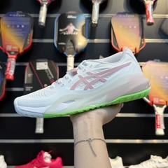 Giày Asics Gel Resolution X Trắng Hồng Xanh Lá