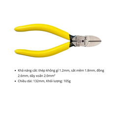 Kìm cắt cạnh 5 inch Tsunoda CN-125N