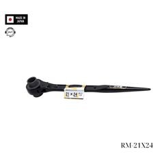 Cờ lê 2 đầu tuýp đuôi chuột TOP KOGYO RM-21x24 Nhật Bản