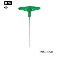 Lục giác chữ T hệ inch loại dài EIGHT 018L-3/32H Nhật Bản