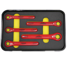 Bộ cờ lê đầu vòng tự động cách điện Signet E82005