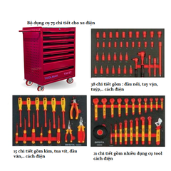 Tủ dụng cụ đồ nghề cho xe điện