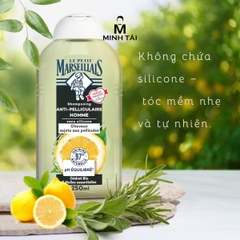 Dầu Gội Trị Gàu Nam Le Petit Marseillais Hữu Cơ & Tinh Dầu chanh vàng Thiên Nhiên