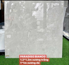 gạch ấn độ120x120 PARADISO BIANCO GLOSSY xương đá
