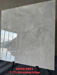 Gạch ấn độ 120x120 ADVIK GREY(WHITE BODY) GLOSSY xương trắng