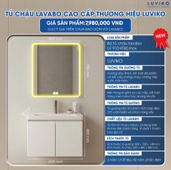 Tủ chậu Lavabo Luviko LV910KT60 INOX