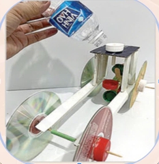 Xe chạy bằng năng lượng nước chảy – Học liệu thực hành STEM