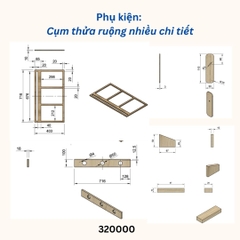 Cụm thửa ruộng tưới tiêu nhiều chi tiết