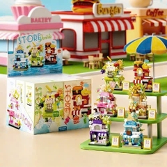 Combo 6 Mẫu lego cửa hàng