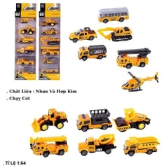 Mô Hình 1 vỉ 6 Xe Công Trình
