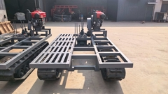 Xe bánh xích chở máy khoan nhập khẩu Trung Quốc