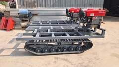 Xe bánh xích chở máy khoan nhập khẩu Trung Quốc